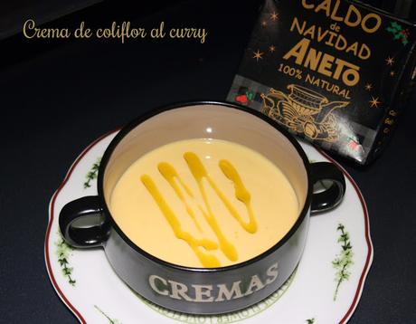 Crema de coliflor al curry  