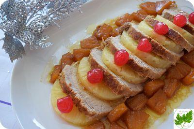 Lomo con Piña Lomo con Piña