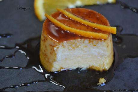 Flan de naranja Flan de naranja