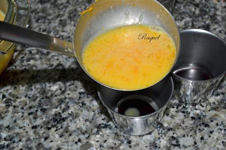 Flan de naranja Flan de naranja