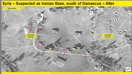 Así ha quedado la base iraní en Siria tras la presunta intervención israelí. Así ha quedado la base iraní en Siria tras la presunta intervención israelí.