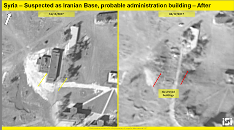 Así ha quedado la base iraní en Siria tras la presunta intervención israelí. Así ha quedado la base iraní en Siria tras la presunta intervención israelí.