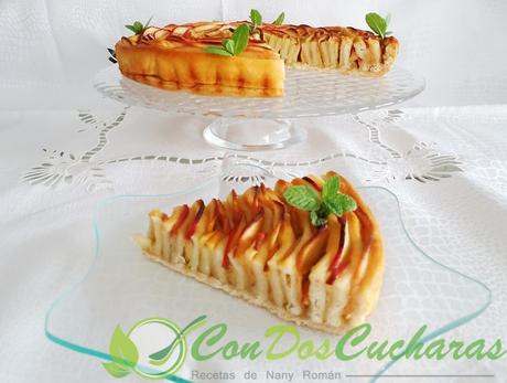 Tarta de manzana enrollada Tarta de manzana enrollada