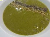 Crema brócoli espinacas