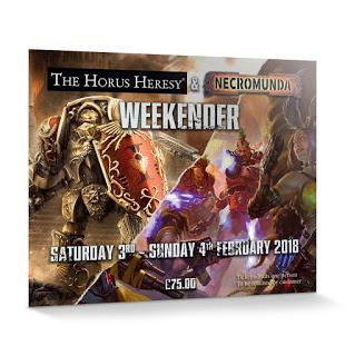 Horus Heresy  & Necromunda Weekender 2018: Entradas agotadas