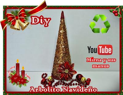 Adorno Navideño Reciclando ( Arbol Navideño)