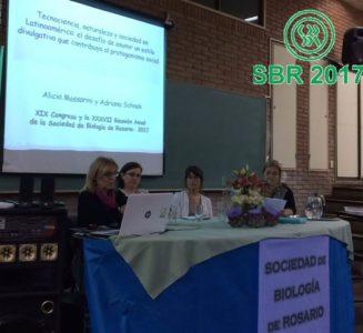 Participamos del XIX Congreso y XXXVII Reunión Anual de la Sociedad de Biología de Rosario