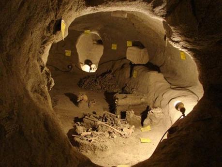 Se descubrieron restos humanos en la ciudad subterránea de Nushabad, Irán
