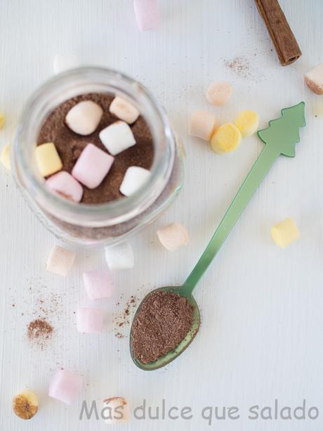 Preparado para chocolate a la taza