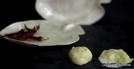 Buñuelo líquido de Bacalao #CookinTheChef: Quique Dacosta