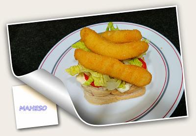 SANDWICH CON FINGERS DE POLLO MAHESO