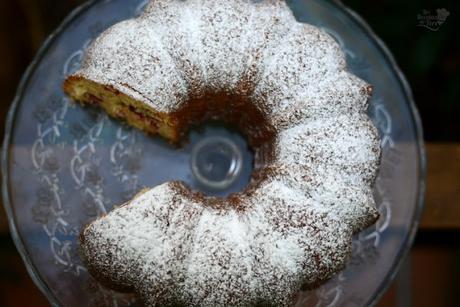 Bundt cake con arándanos rojos 03