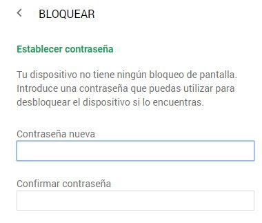 Bloquear móvil robado