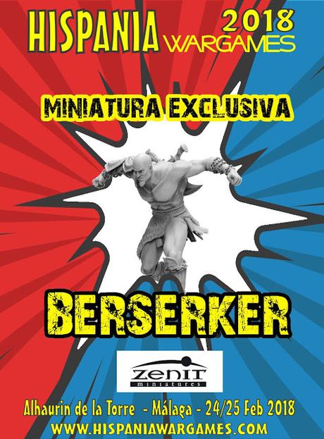 Berserker, figura exclusiva en las Hispania Wargames