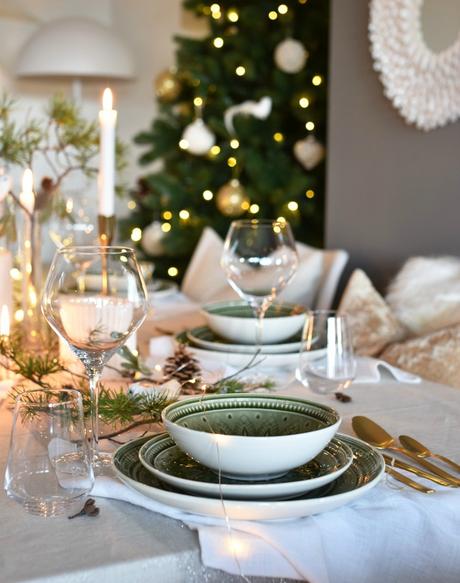 Mesas de Navidad en la cocina