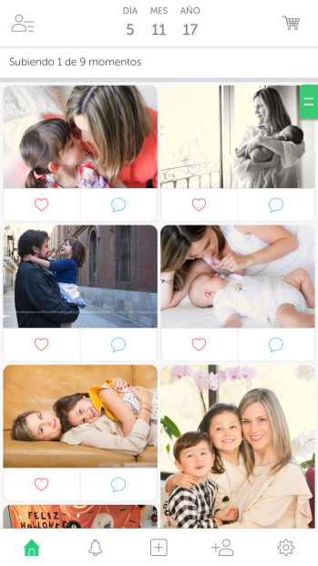 Probando Lifecake la app gratuita que guarda recuerdos en forma de fotografías