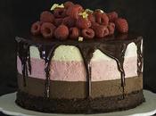 Pastel mousse chocolate frambuesas, para cumple {Chocolate raspberry birthday cake)