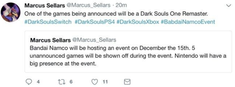 Dark Souls llegaría remasterizado a Switch, PS4 y ONE Dark Souls llegaría remasterizado a Switch, PS4 y ONE