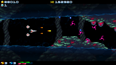 Los Meropticons extienden su influencia en la galaxia: 'Super Hydorah' llega a las consolas de Sony