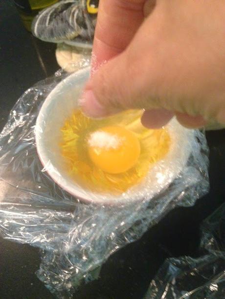 PULPO SOBRE UNA PERMENTIER DE PATATA Y BONIATO Y HUEVOS POCHE