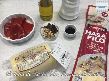 Ingredientes Rollitos Pasta Filo