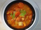 Potaje salchichas verduras