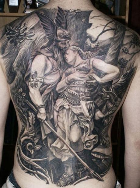 30 alucinantes tatuajes de guerreros