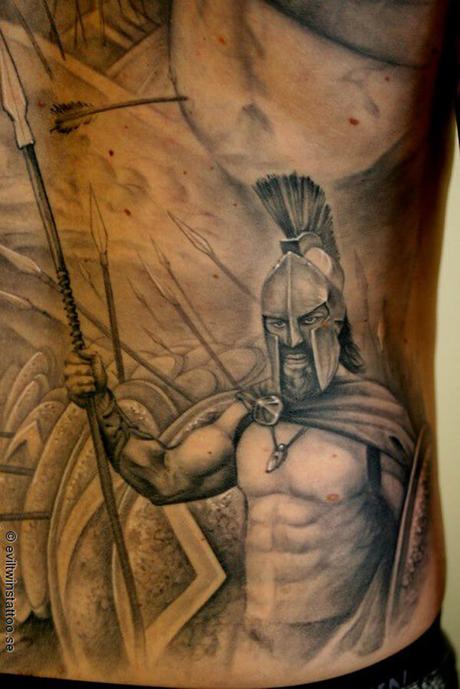 30 alucinantes tatuajes de guerreros