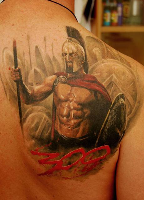 30 alucinantes tatuajes de guerreros