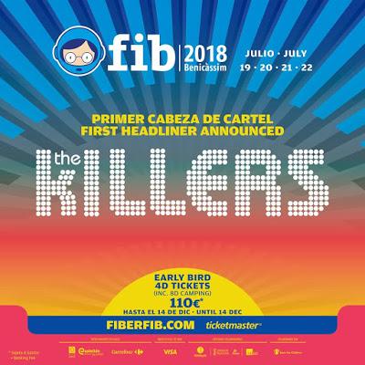 El FIB 2018 confirma a The Killers como primer cabeza de cartel
