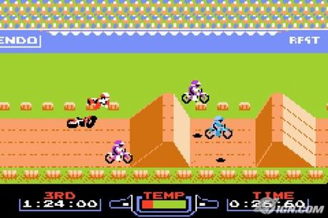 Excite Bike, clásico videojuego de carreras