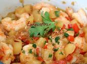 Langostinos salteados