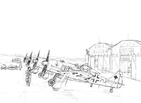 15 hermosos Dibujos a lápiz de aviones de Bidass's