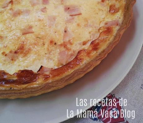 Quche de jamón y queso receta de quiche