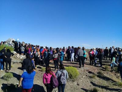 Procesión en Piedra del Águila por el Día de la Virgen
