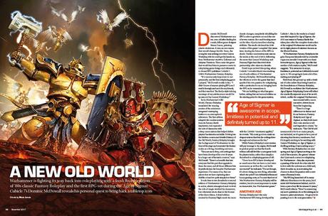 Cubicle 7 en la Tabletop Gaming Magazine (WFRPG y AosRPG)