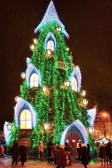 13 espectaculares árboles de navidad