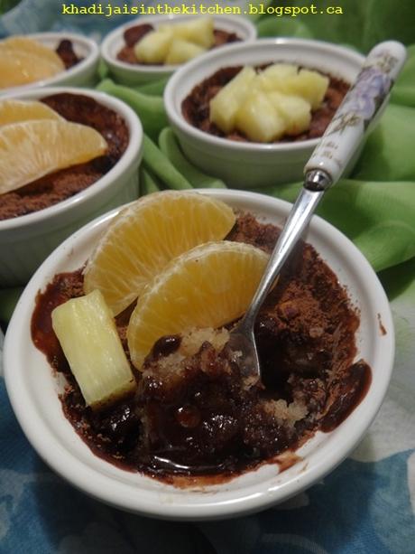 POUDING AU CHOCOLAT ET BEURRE D’ARACHIDES / CHOCOLATE PEANUT BUTTER PUDDING / PUDIN DE CHOCOLATE Y MANTEQUILLA DE MANI / بودينغ الشوكولاته و زبدة الفول السوداني