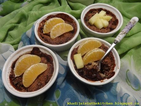 POUDING AU CHOCOLAT ET BEURRE D’ARACHIDES / CHOCOLATE PEANUT BUTTER PUDDING / PUDIN DE CHOCOLATE Y MANTEQUILLA DE MANI / بودينغ الشوكولاته و زبدة الفول السوداني