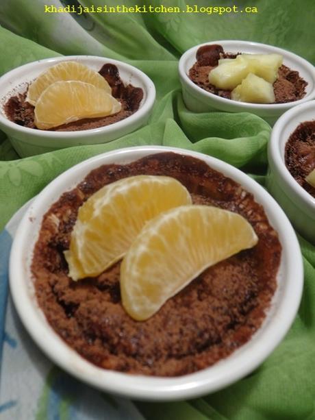 POUDING AU CHOCOLAT ET BEURRE D’ARACHIDES / CHOCOLATE PEANUT BUTTER PUDDING / PUDIN DE CHOCOLATE Y MANTEQUILLA DE MANI / بودينغ الشوكولاته و زبدة الفول السوداني