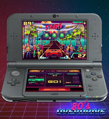 Impresiones con '80's Overdrive' - carreras sobresaturadas y bólidos imposibles en tu 3DS