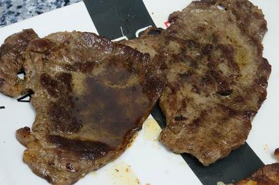 Filetes de ternera con yuca