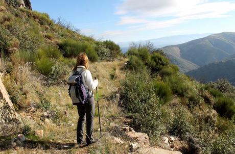 Ruta de la Cueva de la Mora, la cárcel de cuarzo de la reina Quilama Sendero que nos encontramos antes de la pedrera Cueva de la Mora
