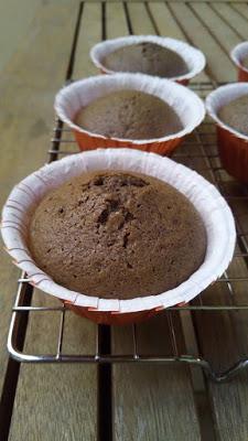 Muffins rellenos de chocolate Muffins rellenos de chocolate