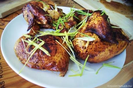 Pollo asado con salsa de soja Pollo asado con salsa de soja