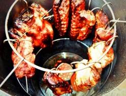 Pollo asado con salsa de soja