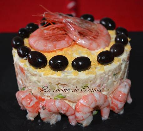 Ensaladilla de gambas Ensaladilla de gambas
