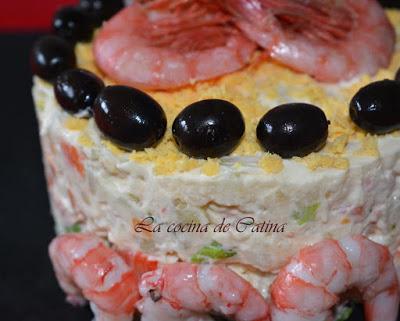 Ensaladilla de gambas Ensaladilla de gambas