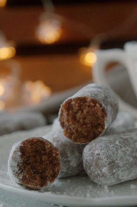 Alfajores de almendra, ya va llegando la Navidad