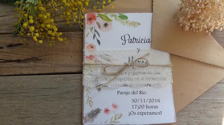 Invitaciones con Encaje para Novias muy Románticas Invitaciones con Encaje para Novias muy Románticas
